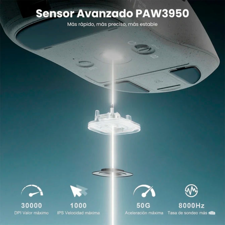 Mouse Royal Kludge MG5 Inalambrico Save the Ocean