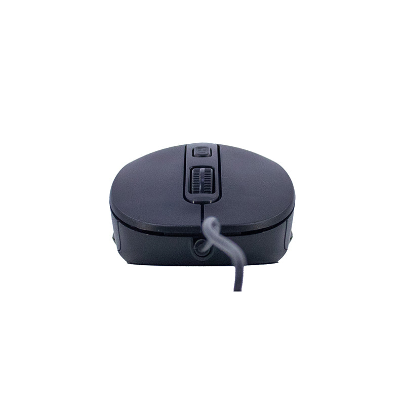 Mouse óptico Teros TE-1229S USB, 4 botones, negro - Achorao