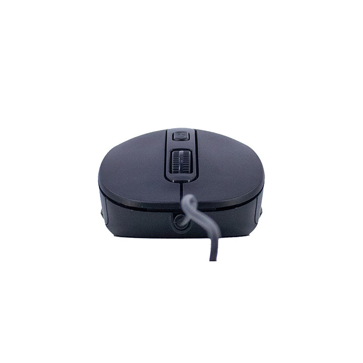 Mouse óptico Teros TE-1229S USB, 4 botones, negro - Achorao