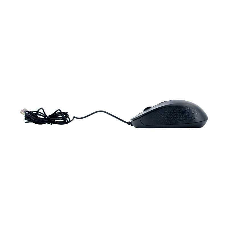 Mouse óptico Teros TE-1229S USB, 4 botones, negro - Achorao