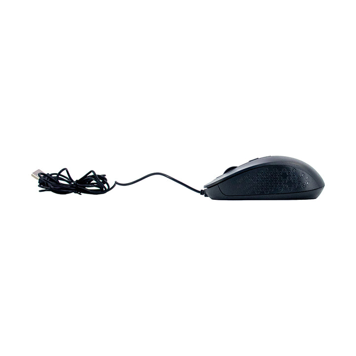 Mouse óptico Teros TE-1229S USB, 4 botones, negro - Achorao