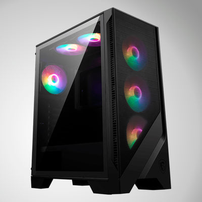 Case MSI MAG FORGE 120A AIRFLOW, Mid Tower con fuente 650W BRONZE - Achorao