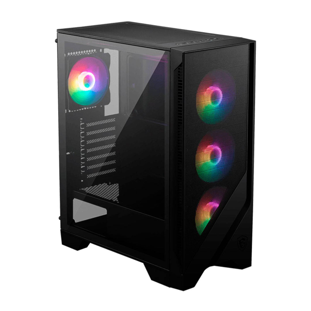 Case MSI MAG FORGE 120A AIRFLOW, Mid Tower con fuente 650W BRONZE - Achorao