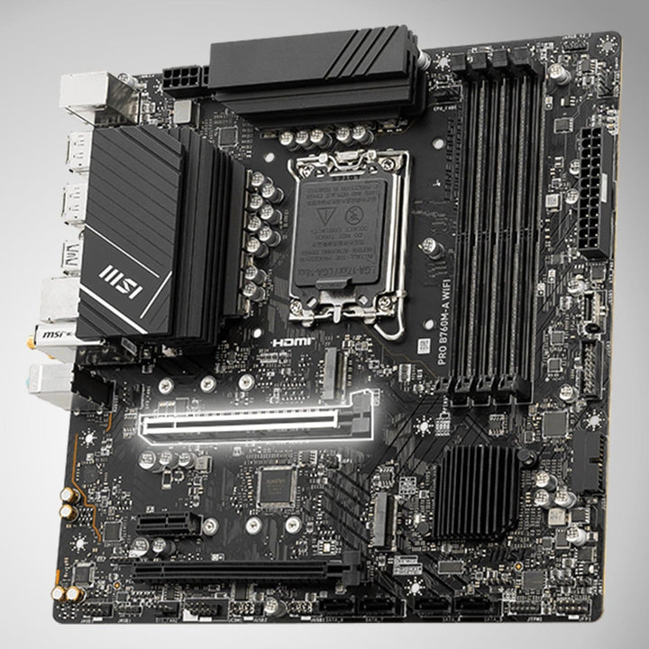 Motherboard MSI PRO B760M-A WIFI, Chipset Intel B760, LGA1700, HDMI x2, DP x2, mATX - Achorao