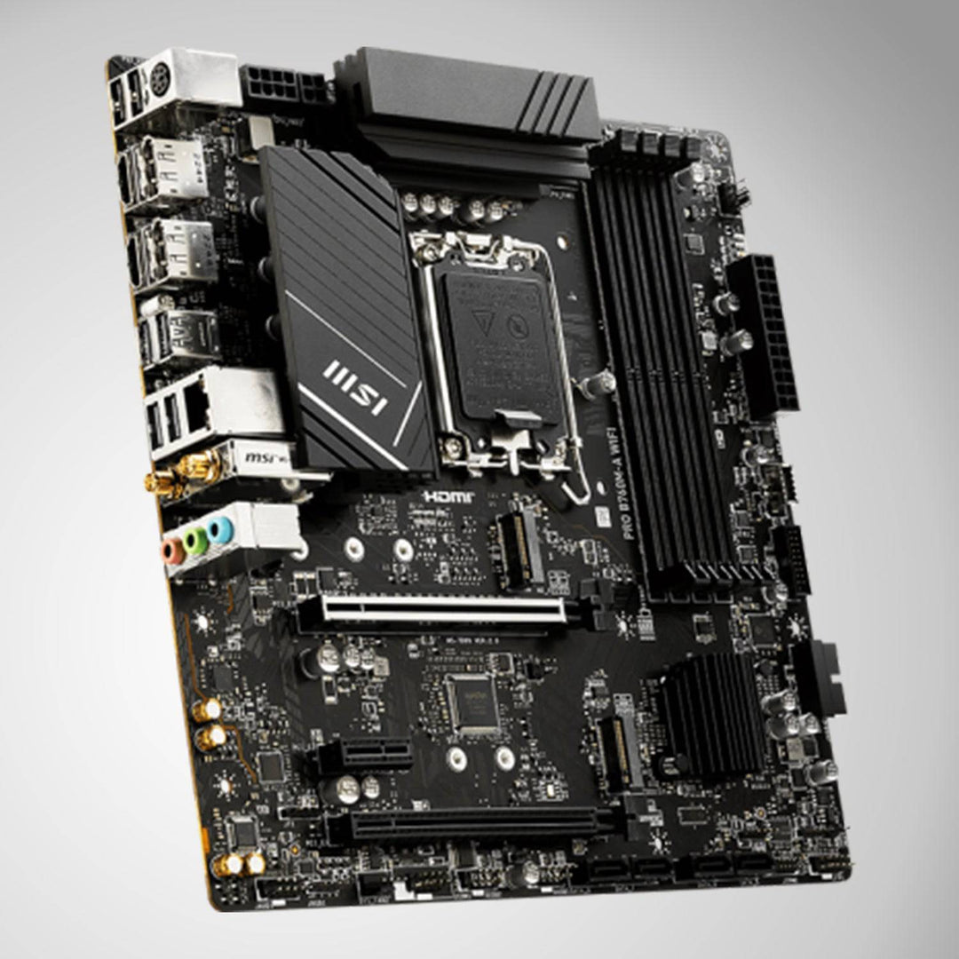 Motherboard MSI PRO B760M-A WIFI, Chipset Intel B760, LGA1700, HDMI x2, DP x2, mATX - Achorao