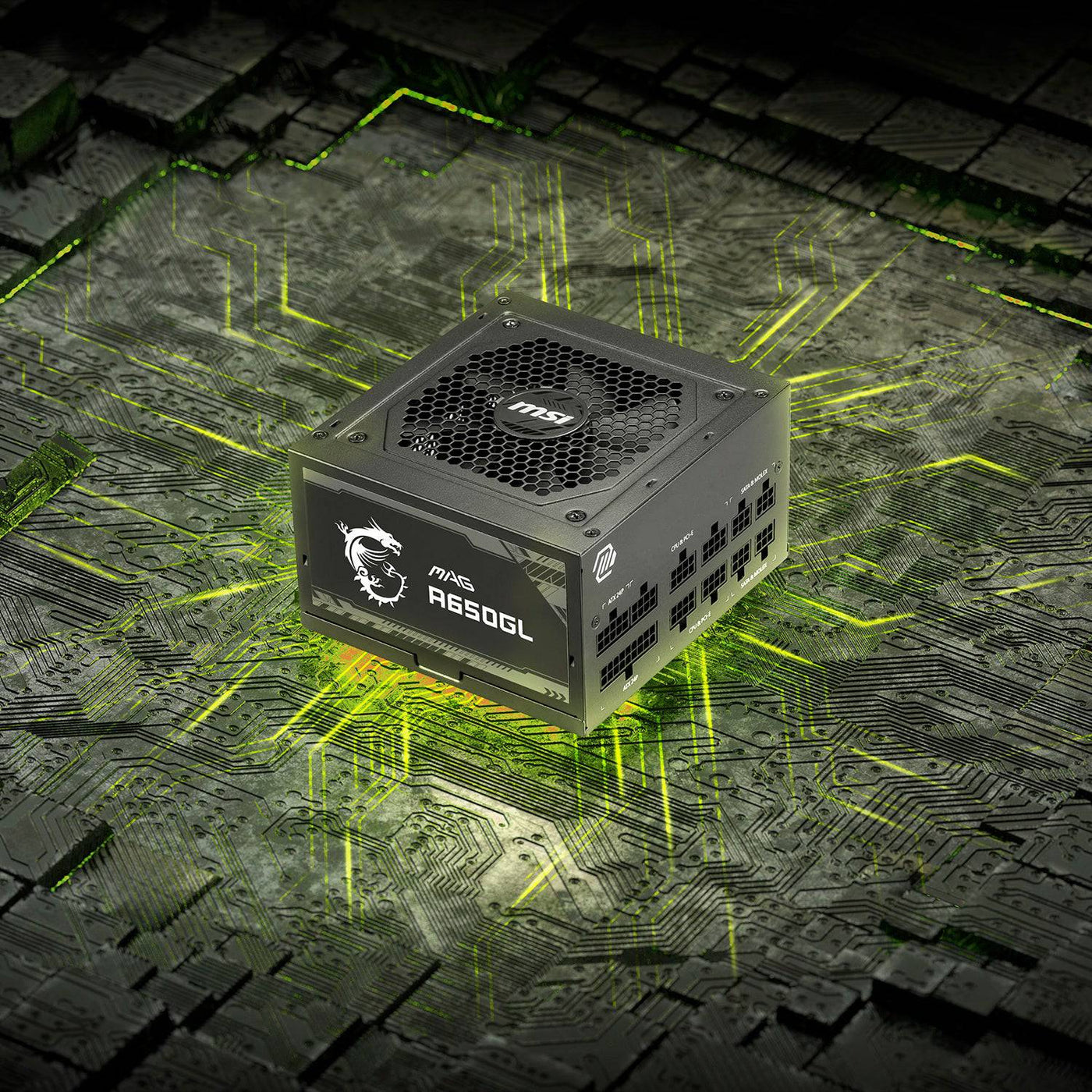 Fuente de alimentación MSI MAG A650GL, 650W, 80 PLUS Gold, Formato ATX - Achorao