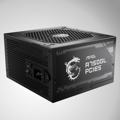 Fuente de alimentación MSI MAG A750GL PCIE5, 750W, 80 PLUS Gold, Formato ATX. - Achorao