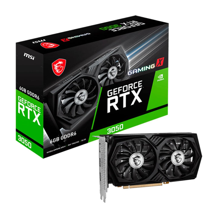 Tarjeta de video MSI GeForce RTX 3050 Gaming X 6GB GDDR6 Achorao