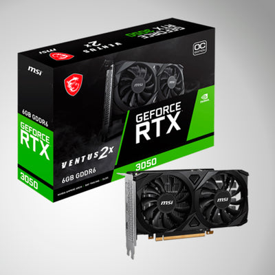 Tarjeta de video MSI GeForce RTX 3050 VENTUS 2X 6G OC, GDDR6 - Achorao