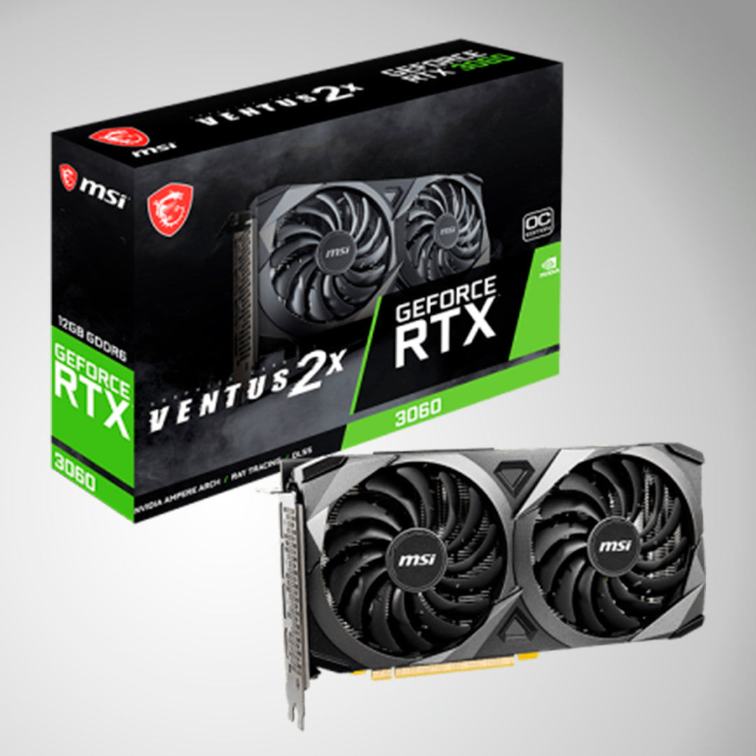 Tarjeta de video MSI GeForce RTX 3060 VENTUS 2X 12GB OC