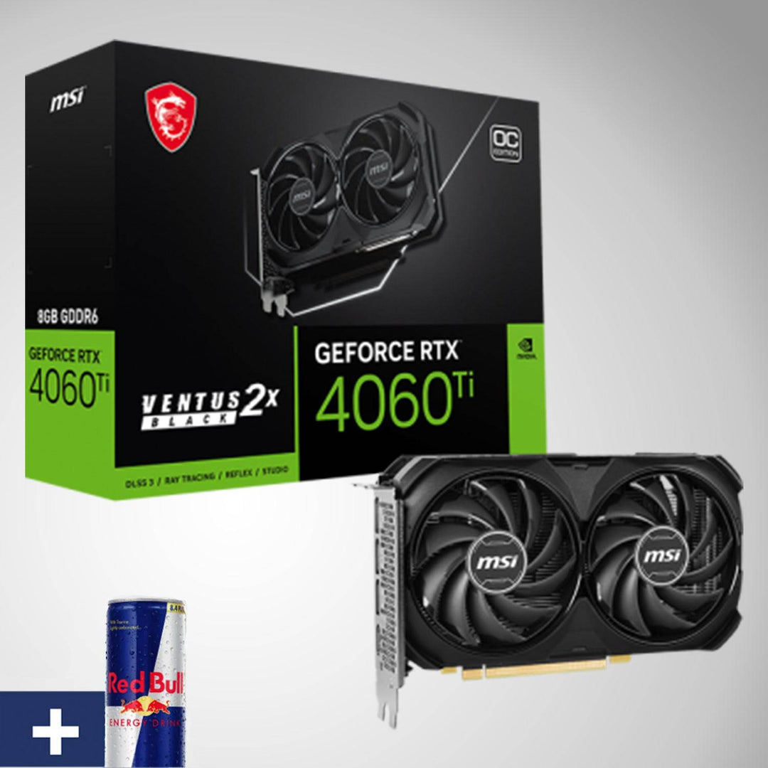 Tarjeta de Video MSI Geforce RTX 4060 TI Ventus 2X Black 8GB OC Edit GDDR6 - Achorao