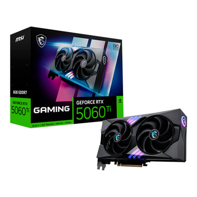 Tarjeta de video MSI GeForce RTX 5060 Ti 8G GAMING OC, 8 GB GDDR7, PCIe Gen 5.0 - Achorao