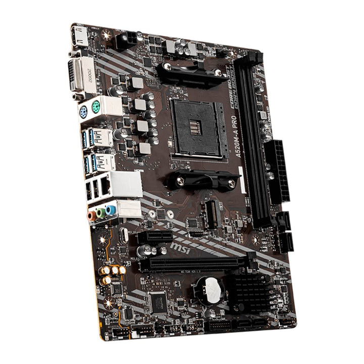 Motherboard MSI A520M-A PRO, Chipset AMD A520, Socket AMD AM4, mATX - Achorao