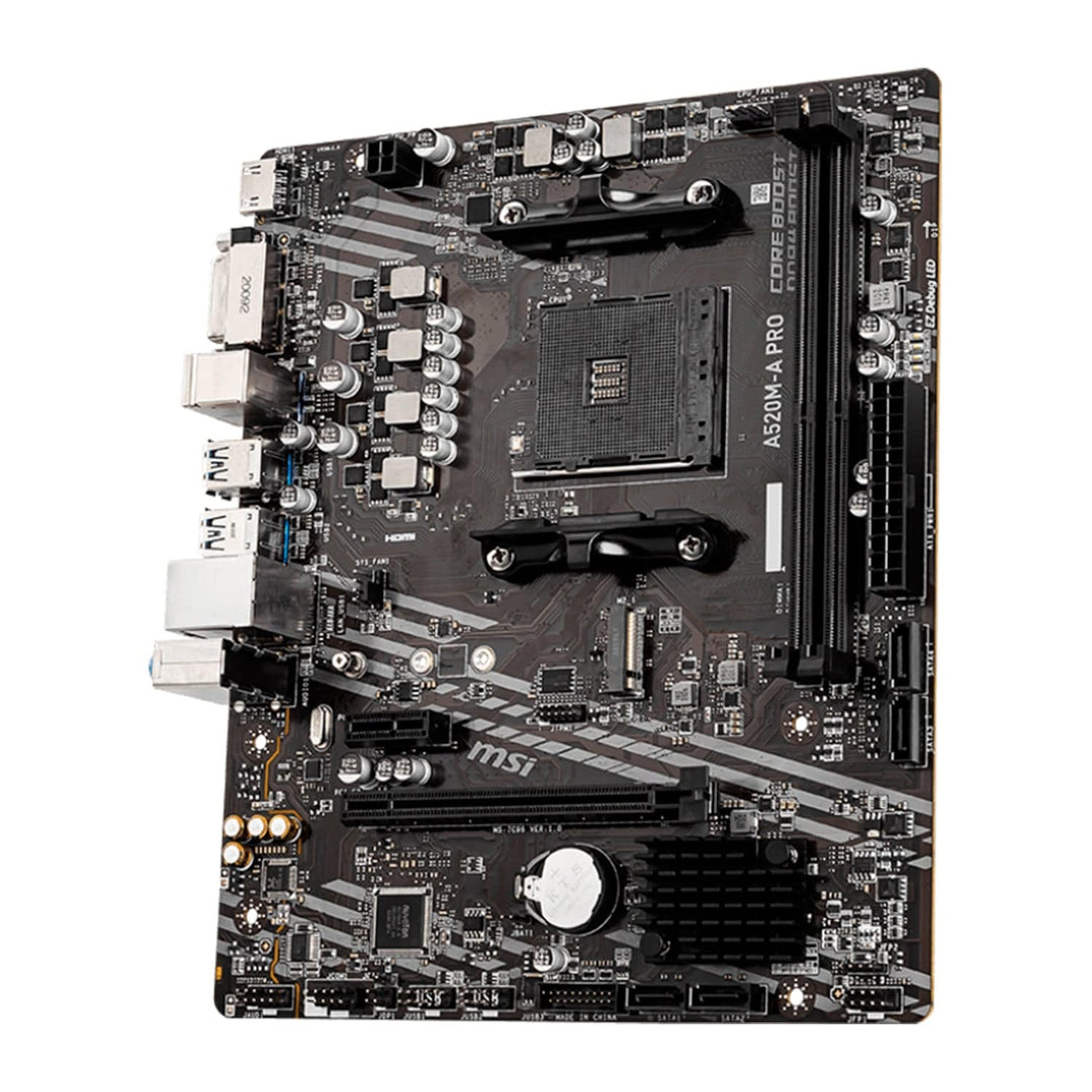 Motherboard MSI A520M-A PRO, Chipset AMD A520, Socket AMD AM4, mATX - Achorao