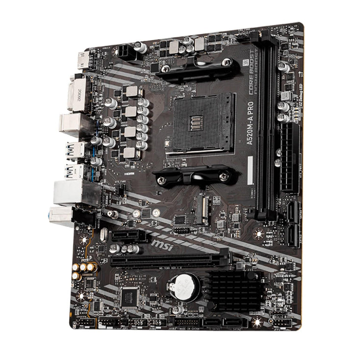 Motherboard MSI A520M-A PRO, Chipset AMD A520, Socket AMD AM4, mATX - Achorao