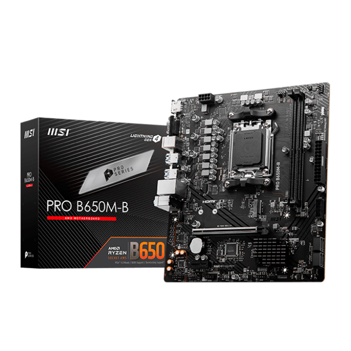 Motherboard MSI PRO B650M-B, SCOKET AM5 DDR5 SUPPORT - Achorao