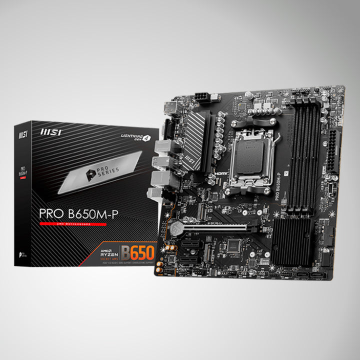 Motherboard MSI PRO B650M-P, Chipset AMD B650, Socket AMD AM5, mATX - Achorao