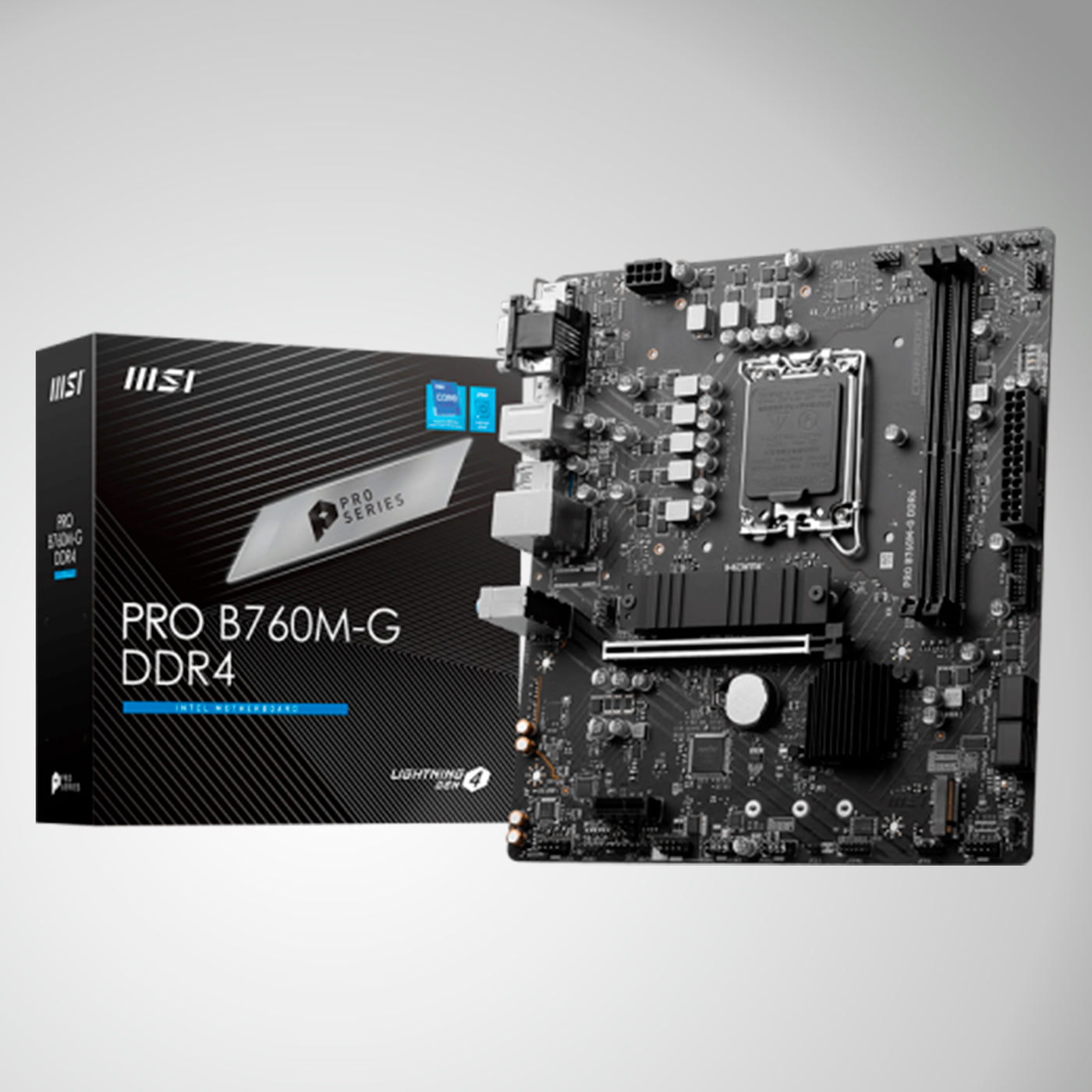 Motherboard MSI PRO B760M-G, Chipset Intel B760, LGA1700, HDMI, DP, VGA, mATX - Achorao