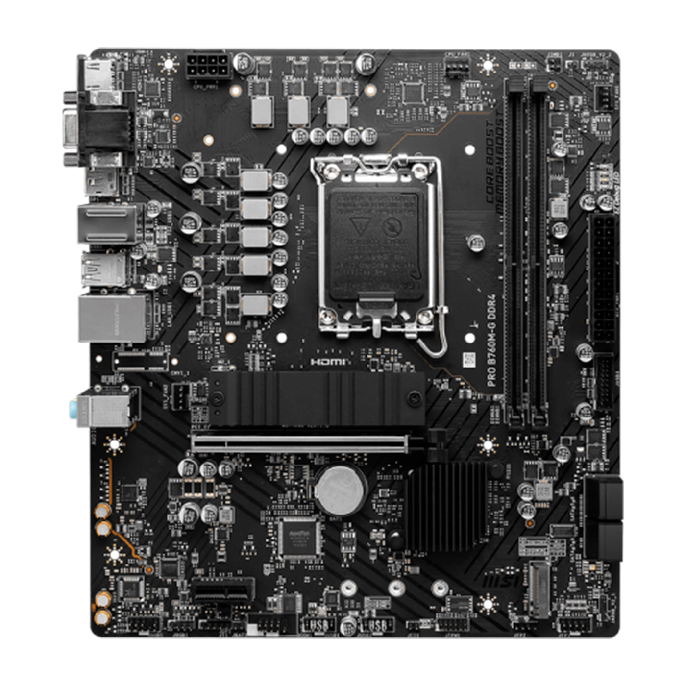 Motherboard MSI PRO B760M-G, Chipset Intel B760, LGA1700, HDMI, DP, VGA, mATX - Achorao