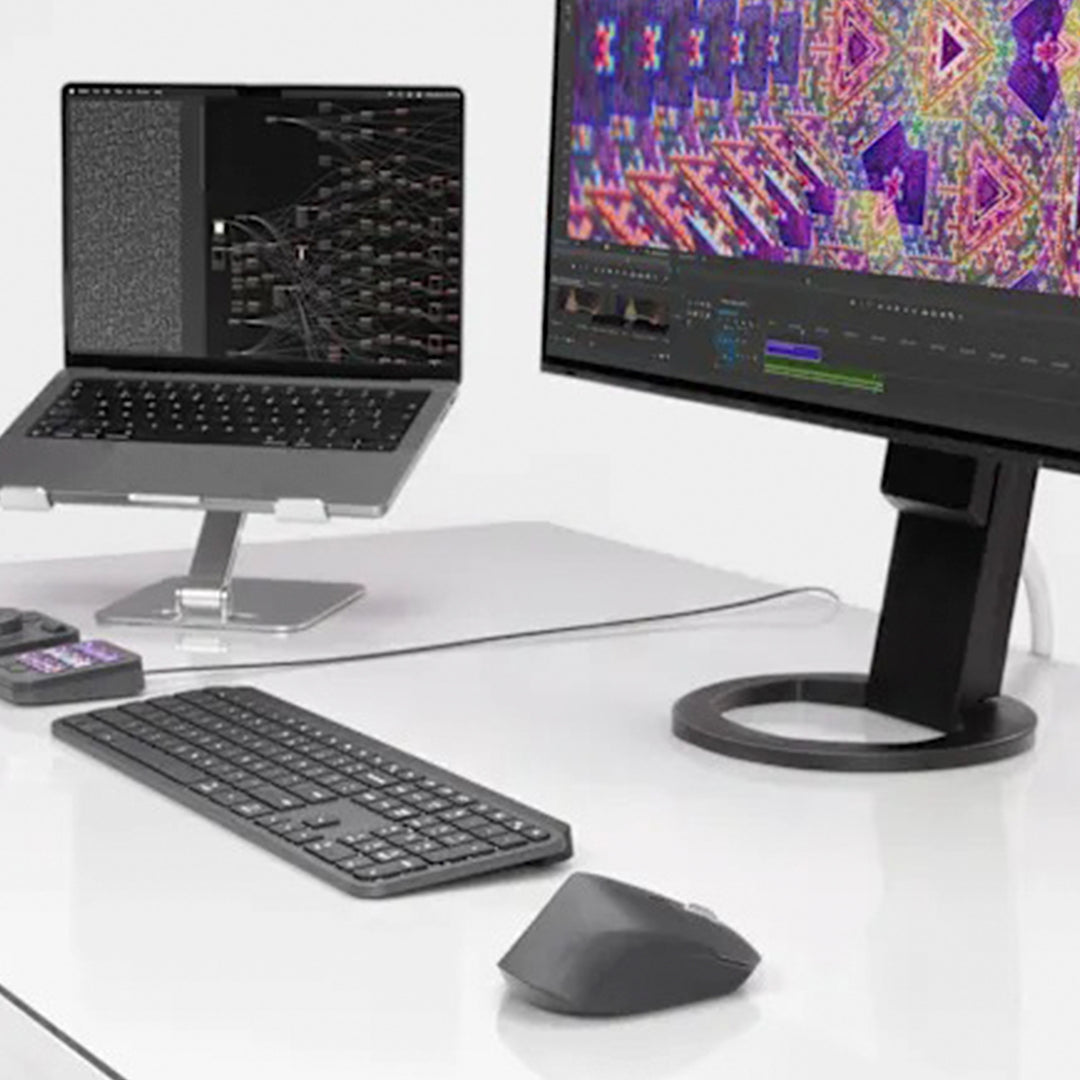 Ratón Logitech MX Master 4 inalámbrico para oficina con receptor y conexión Bluetooth, diseño ergonómico y funciones avanzadas.