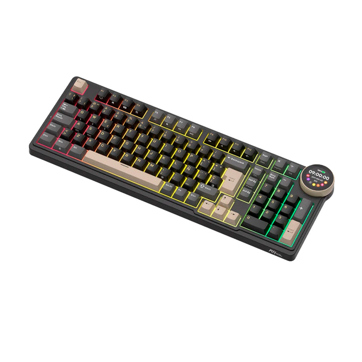 Teclado mecánico gamer Royal Kludge RK-N99 Inalámbrico Español PHANTOM - CREAM SWITCH