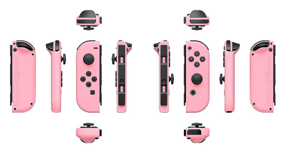 Controles Nintendo Switch Joycon Amarillo Rosado Pastel - Achorao