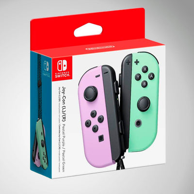 Controles Nintendo Switch JOYCON Purple Green Pastel - Achorao