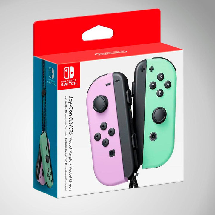 Controles Nintendo Switch JOYCON Purple Green Pastel - Achorao