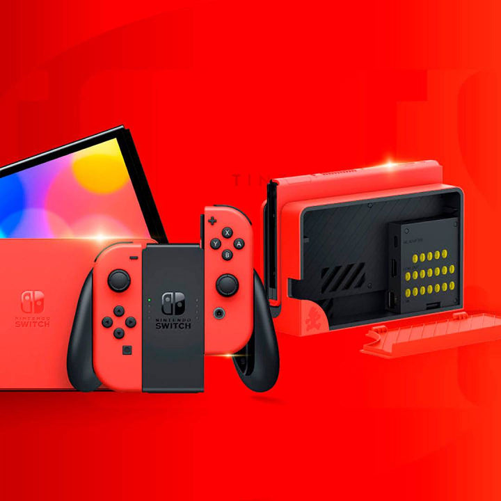 Nintendo Switch Oled Mario Red - Achorao