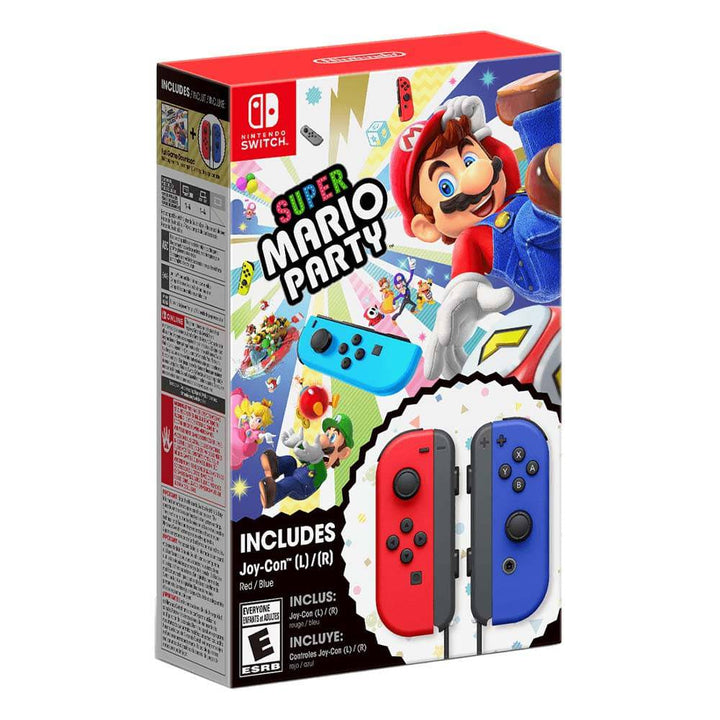 Set Juego Nintendo Switch Mario Party + 2 Joy Con Rojo-Azul - Achorao