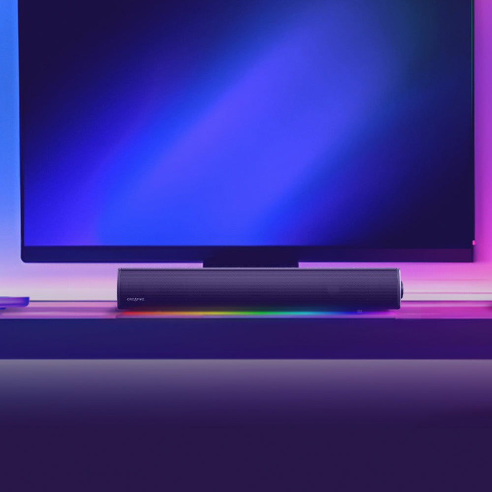 Barra de sonido gamer Bluetooth Creative Sound Blaster GS5 RGB 60W, alimentación USB-C - Achorao