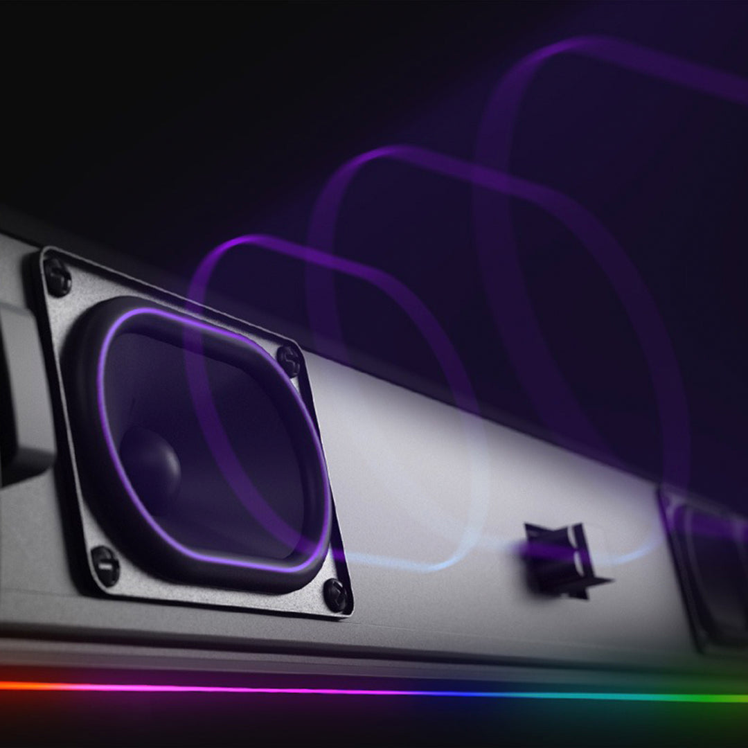 Barra de sonido gamer Bluetooth Creative Sound Blaster GS5 RGB 60W, alimentación USB-C - Achorao