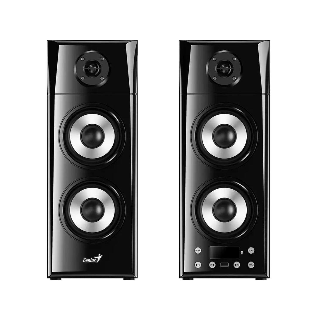 Parlante Genius SP-HF2800BT USB Power 60W Wood - Achorao