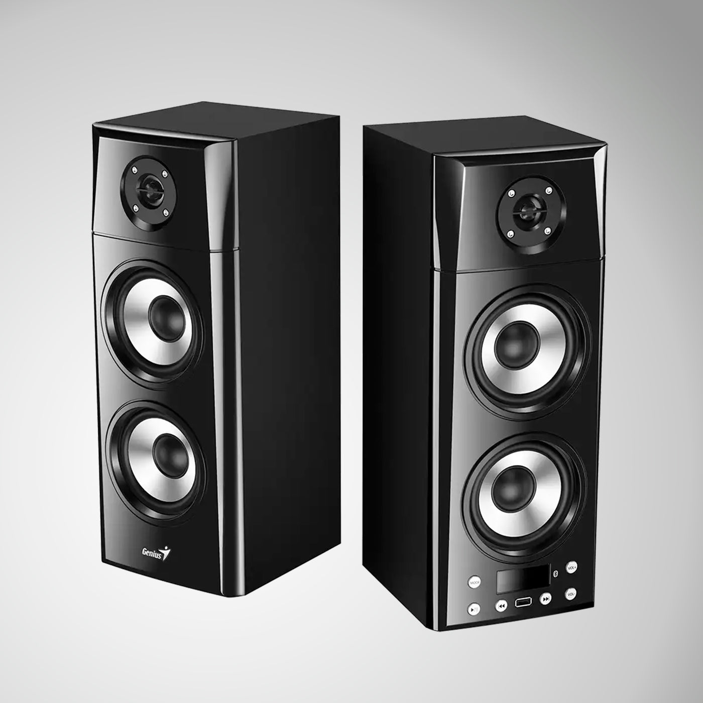 Parlante Genius SP-HF2800BT USB Power 60W Wood - Achorao