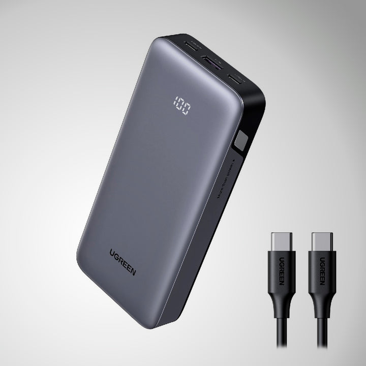Power Bank Ugreen 30W Carga Rápida 20000mAh Negro PB532 55989B