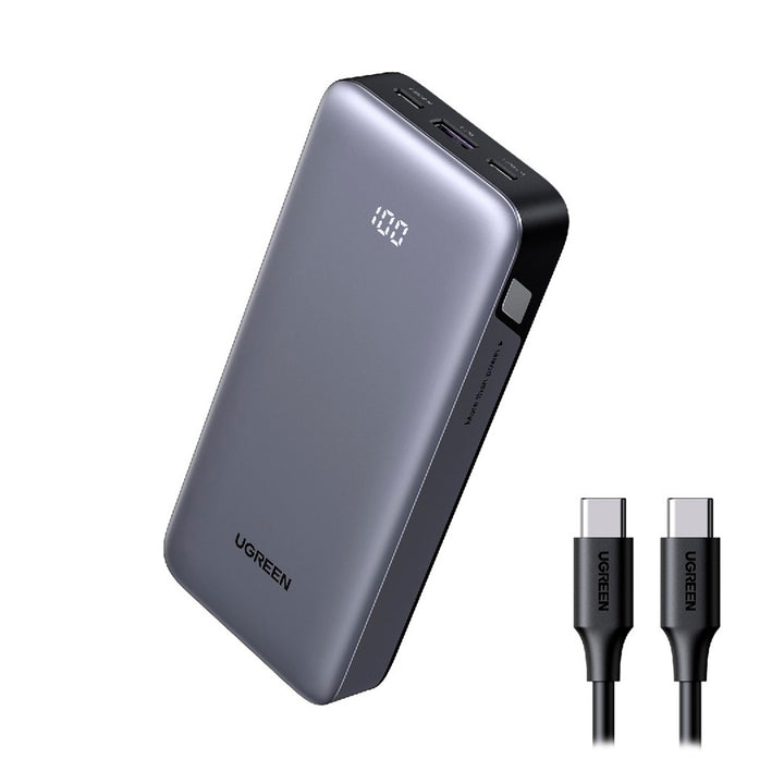 Power Bank Ugreen 30W Carga Rápida 20000mAh Negro PB532 55989B