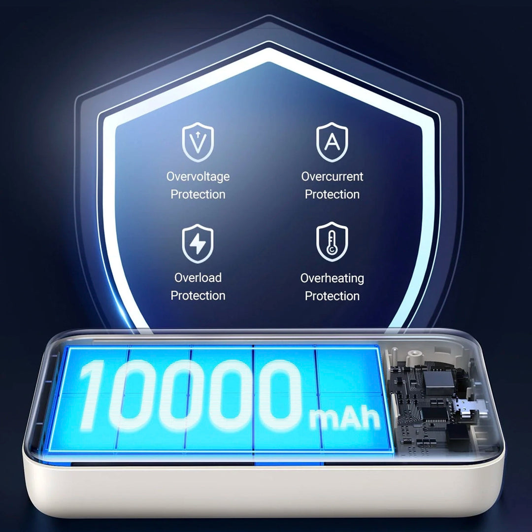 Batería externa magnética Ugreen PB561 de 10000mAh con carga inalámbrica 20W-15W, color gris espacial