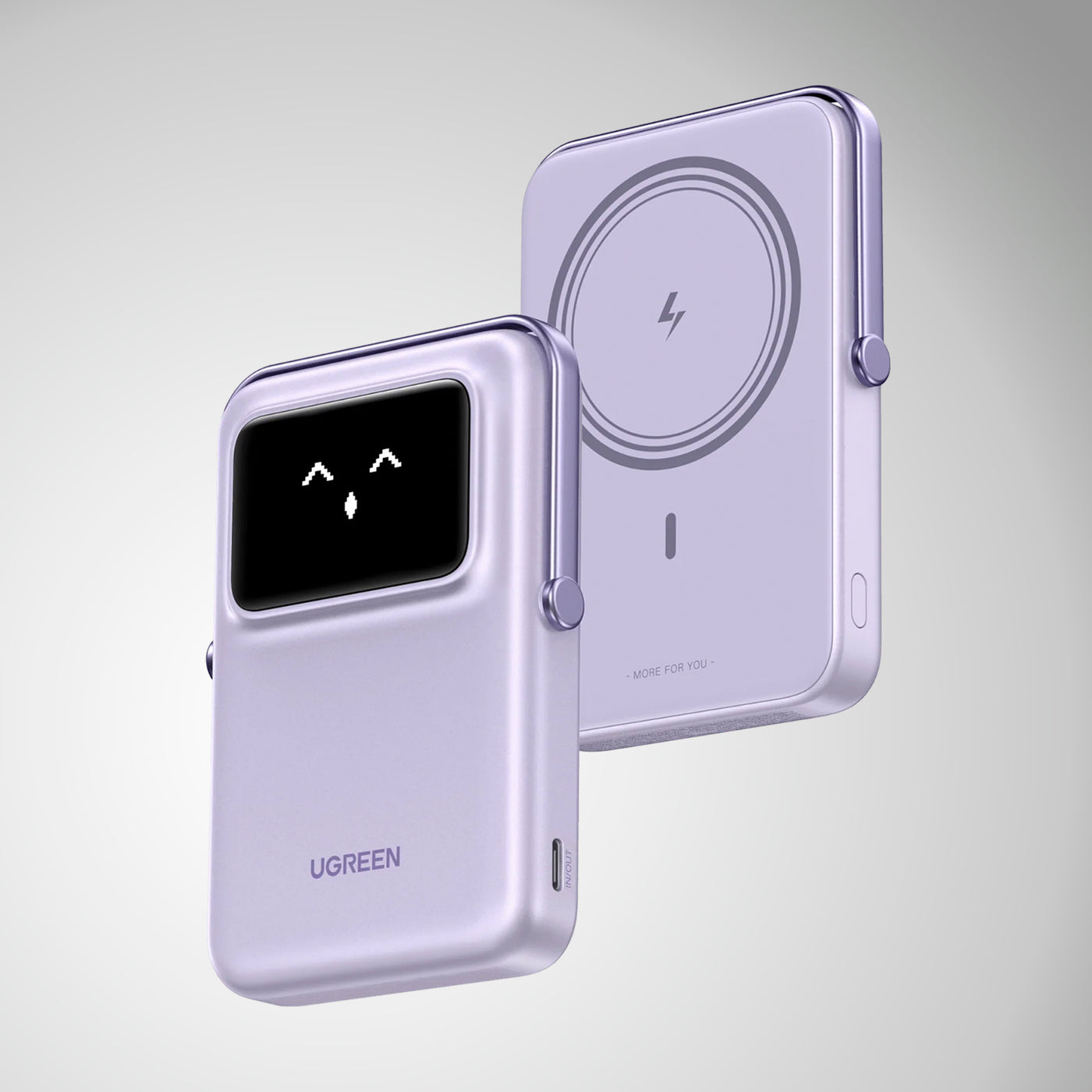 Cargador portátil Magnético Ugreen 5000mAh 20W Purple PB571 - Achorao