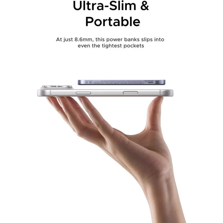 Power Bank magnético Inalámbrico Ugreen PB580, 5000 mAh, 15W