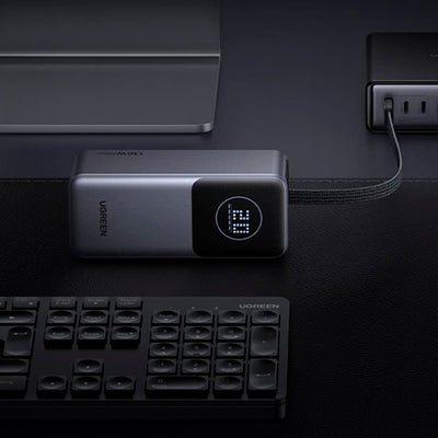 Batería Externa UGREEN de 130 W con cable integrado PB723 - Achorao