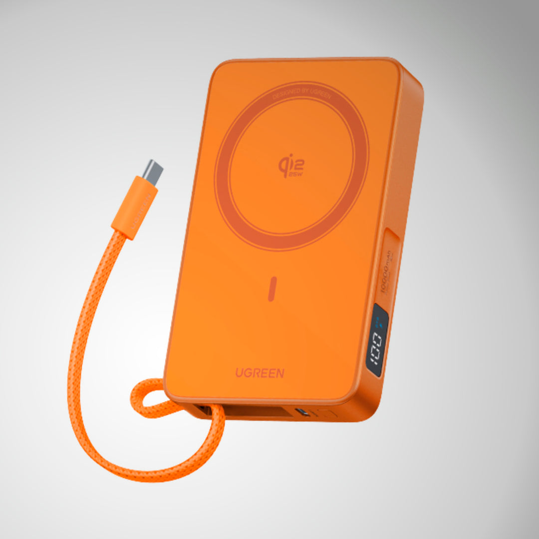 Power bank UGREEN inalámbrico MagFlow 30w 10000 mAh PB773