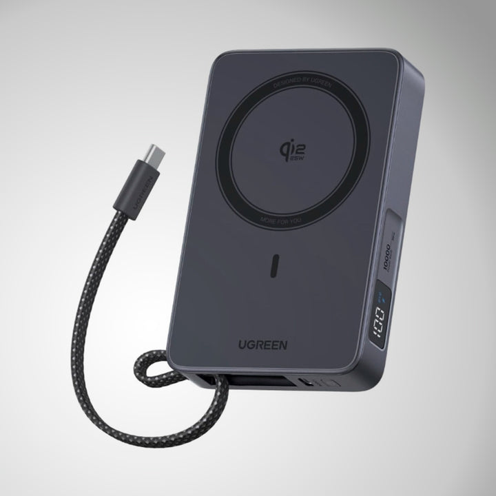 Power bank UGREEN inalámbrico MagFlow 30w 10000 mAh PB773