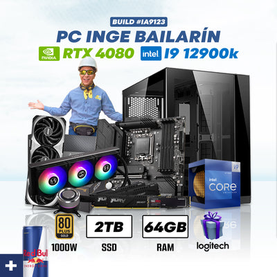CPU INGE BAILARÍN #IA9123 INTEL CORE I9 12900K | RTX 4080 16GB | 1TB SSD | 64GB RAM | ENF. LIQ.