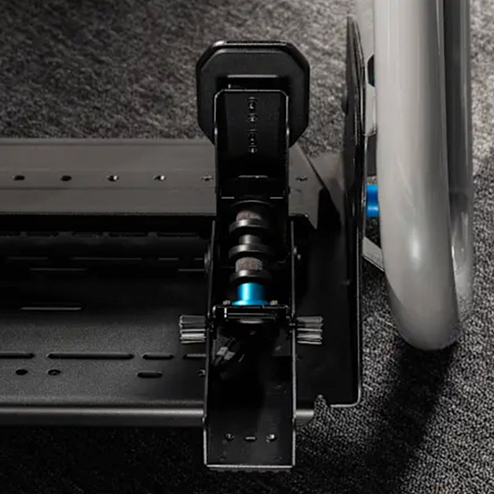 Logitech G RS pedal set with USB connection for simulator accessories, featuring adjustable pedals and durable construction.