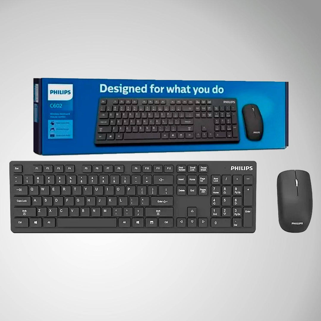 Combo Teclado + Mouse Philips C602 wireless - Achorao