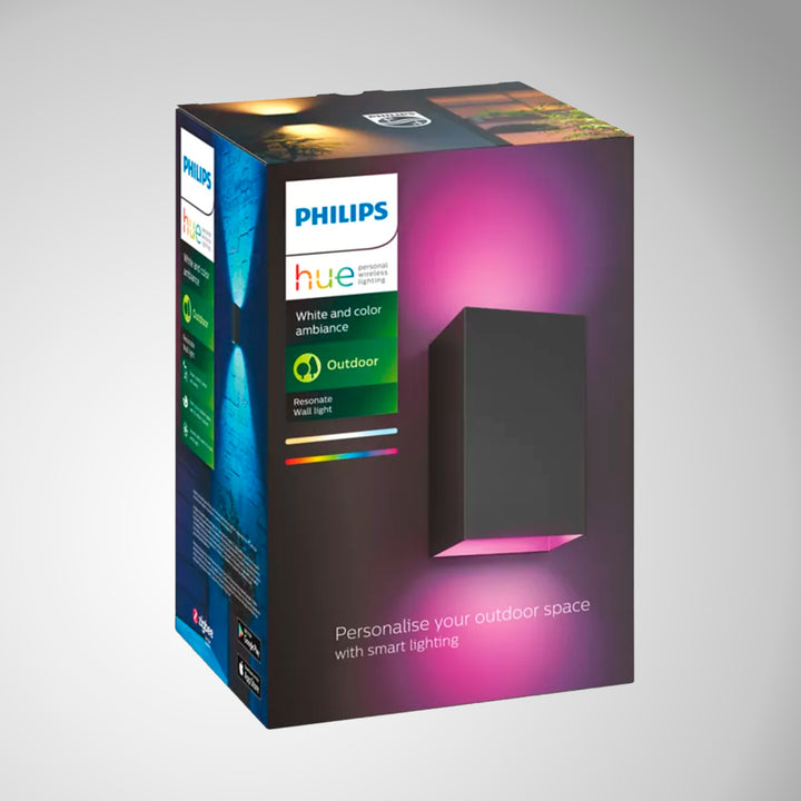Aplique de pared para exterior Philips Hue Resonate - Achorao