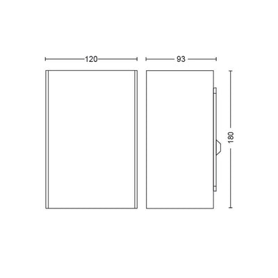 Aplique de pared para exterior Philips Hue Resonate - Achorao