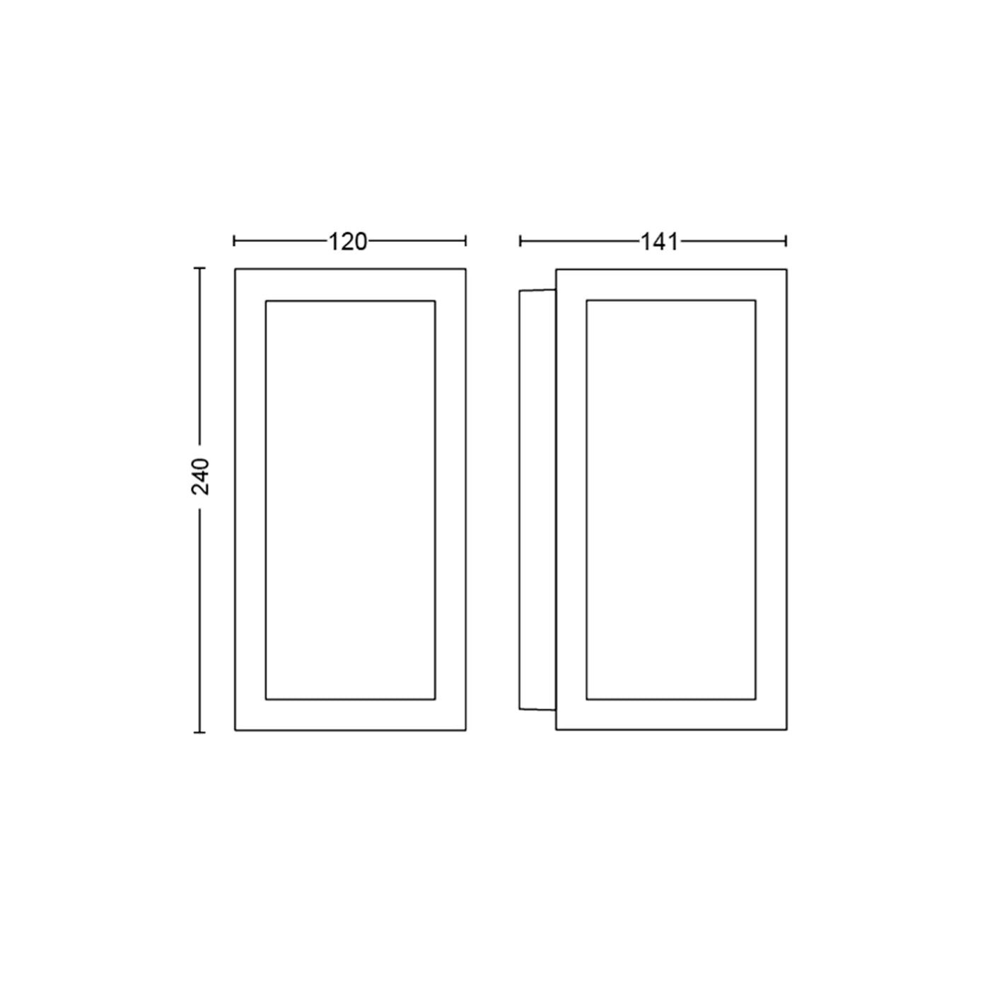 Aplique mural para exteriores Philips Hue Impress EU - Achorao