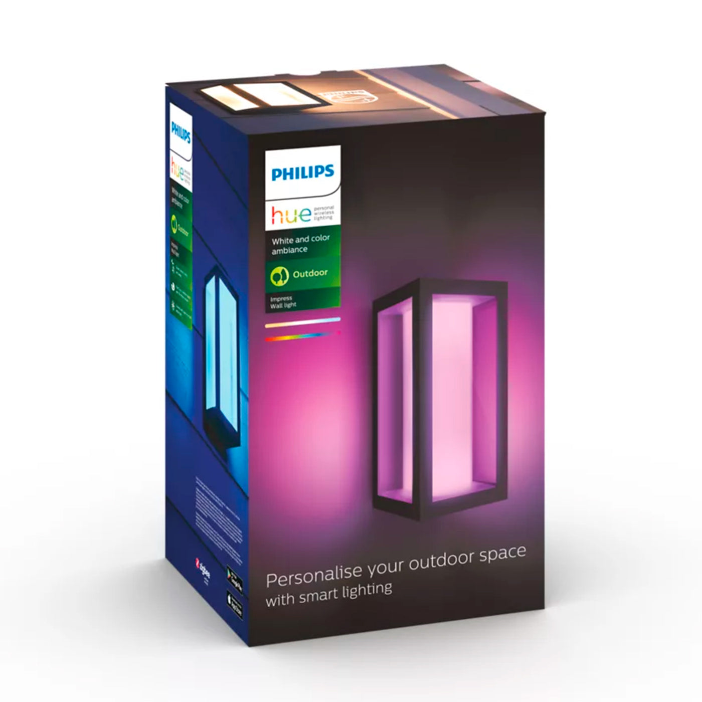 Aplique mural para exteriores Philips Hue Impress EU - Achorao