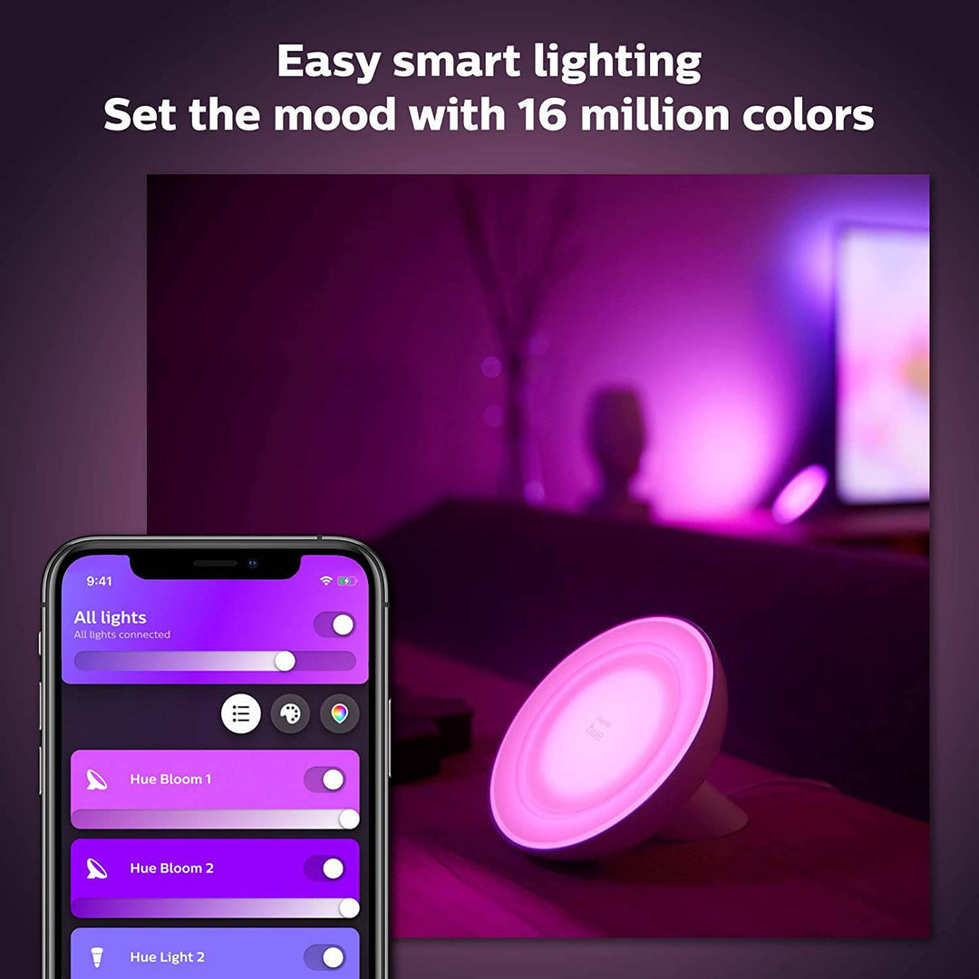 Bloom Lampara De Mesa Bloom Inteligente Led Philips Hue  Color - Achorao